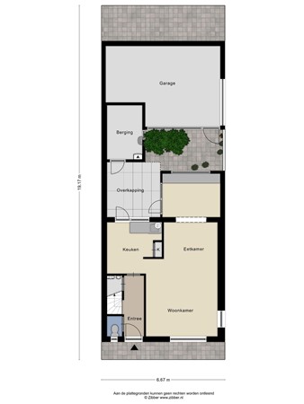 Floorplan - Landbouwstraat 6, 5022 HM Tilburg