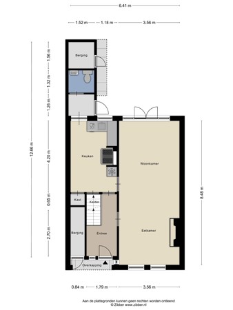 Floorplan - Nazarethstraat 7, 5021 VV Tilburg