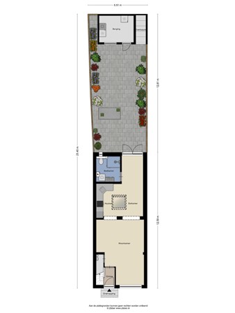 Floorplan - Van Alkemadestraat 39, 5014 MK Tilburg