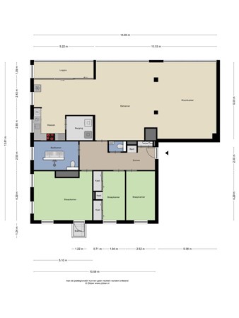 Floorplan - Westpoint 215, 5038 KG Tilburg