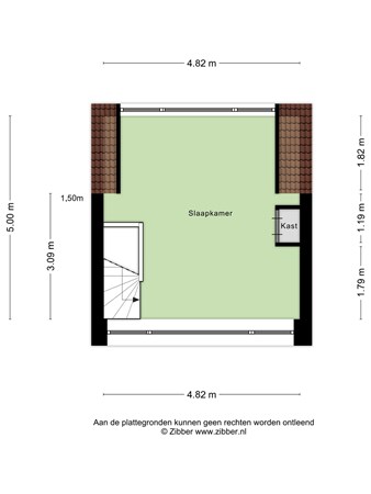 Floorplan - Ophemertstraat 57, 5045 TD Tilburg