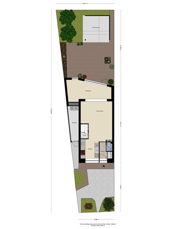 Floorplan - Ophemertstraat 57, 5045 TD Tilburg