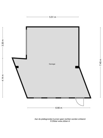 Floorplan - Weverstraat 62, 5046 TK Tilburg