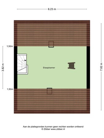 Floorplan - Weverstraat 62, 5046 TK Tilburg