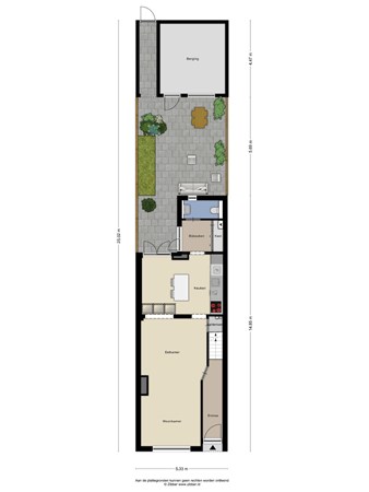 Floorplan - Tongerlose Hoefstraat 107, 5046 NG Tilburg