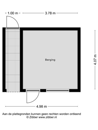 Floorplan - Tongerlose Hoefstraat 107, 5046 NG Tilburg