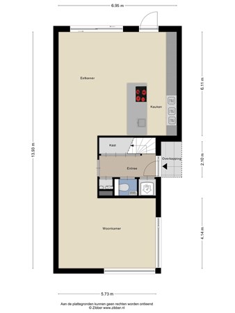 Floorplan - Kooksteen 1, 5053 EM Goirle