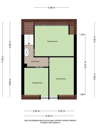 Floorplan - Kuiperstraat 26, 5041 GP Tilburg