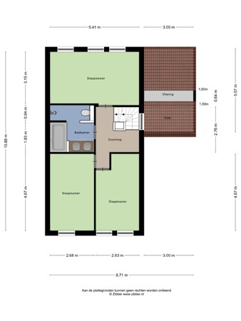 Floorplan - Grevelingen 99, 5032 TD Tilburg