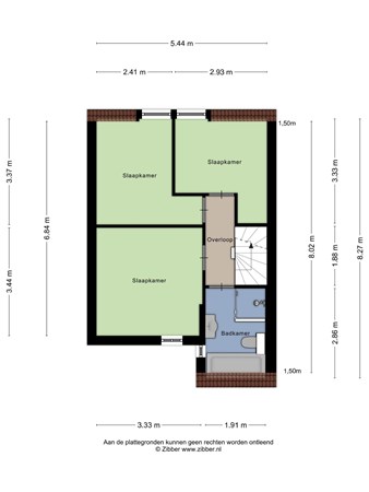 Floorplan - Breskensstraat 31, 5043 WP Tilburg