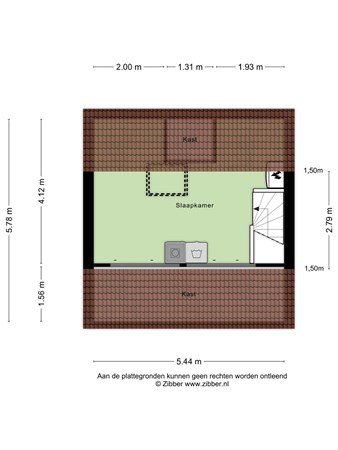 Floorplan - Breskensstraat 31, 5043 WP Tilburg