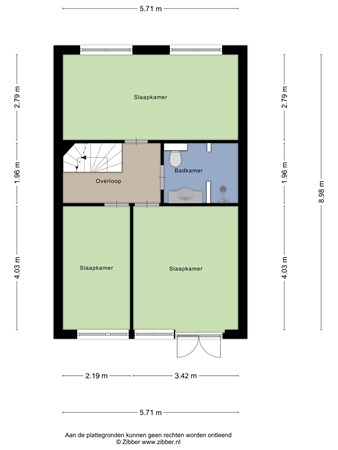 Floorplan - Grubbenvorststraat 100, 5043 MV Tilburg