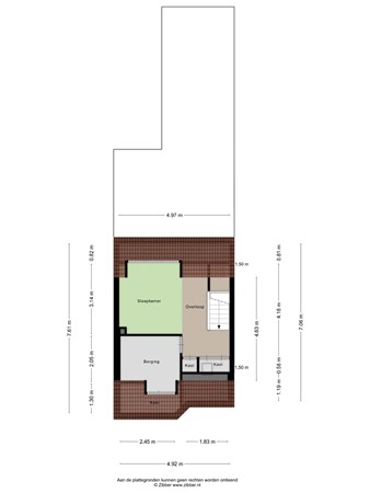 Floorplan - Stuivesantplein 43, 5021 GX Tilburg