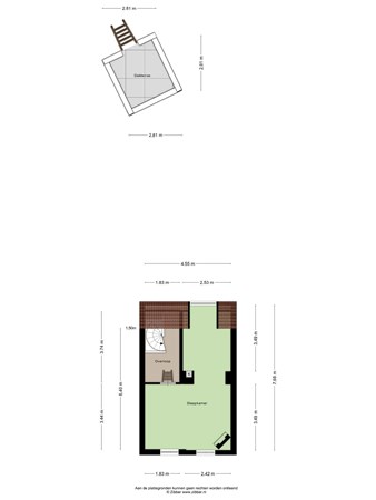 Floorplan - Veestraat 41, 5021 PM Tilburg