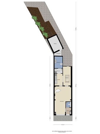 Floorplan - Veestraat 41, 5021 PM Tilburg