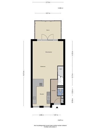 Floorplan - Galjoenstraat 20, 5017 CN Tilburg