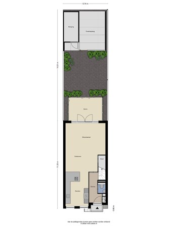 Floorplan - Galjoenstraat 20, 5017 CN Tilburg