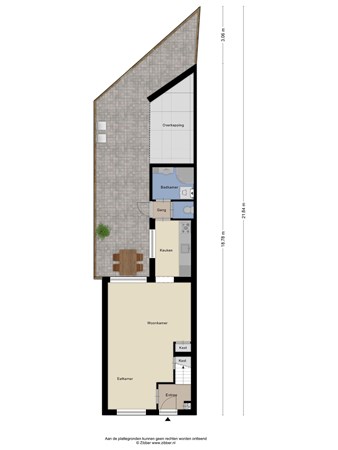 Floorplan - Nachtegaalstraat 4, 5022 AK Tilburg