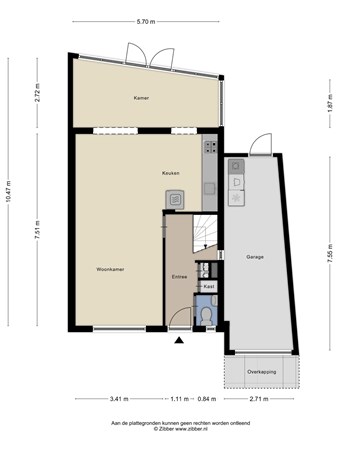 Floorplan - Dintel 50, 5032 CR Tilburg