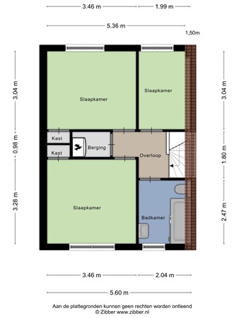 Floorplan - Dintel 50, 5032 CR Tilburg