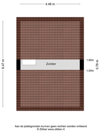 Floorplan - Lange Wagenstraat 33, 5126 BA Gilze