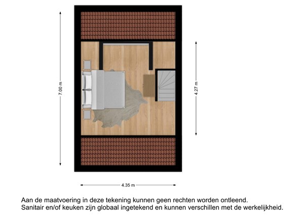 Floorplan - Van de Coulsterstraat 21, 5021 BK Tilburg