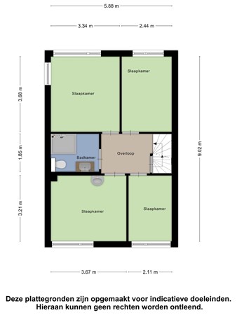 Floorplan - Prinsenhoeven 27, 5017 GC Tilburg