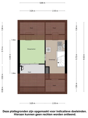 Floorplan - Prinsenhoeven 27, 5017 GC Tilburg