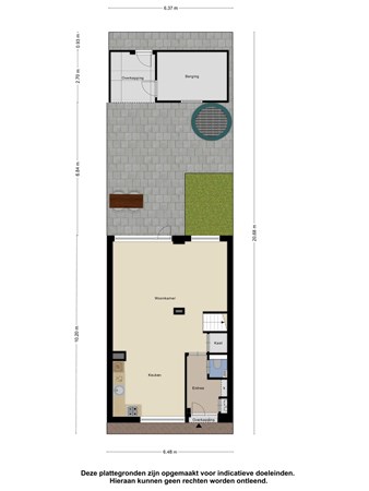 Floorplan - Prinsenhoeven 27, 5017 GC Tilburg