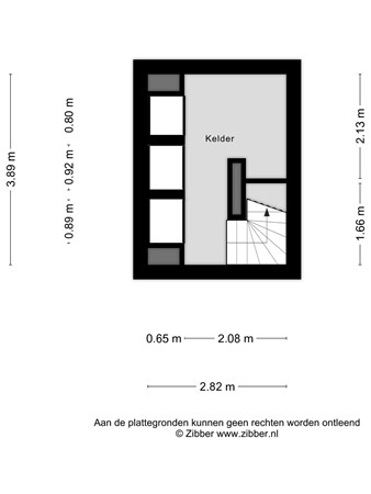 Floorplan - Vazalstraat 19, 5021 DP Tilburg