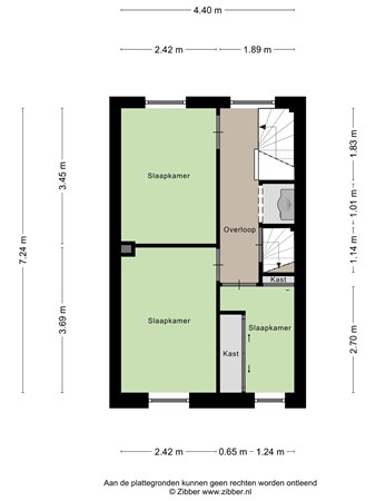 Floorplan - Eikstraat 33, 5038 ML Tilburg