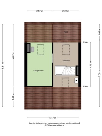 Floorplan - Jan Pieterszoon Coenstraat 75, 5018 CR Tilburg