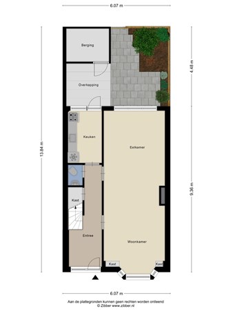 Floorplan - Jan Pieterszoon Coenstraat 75, 5018 CR Tilburg