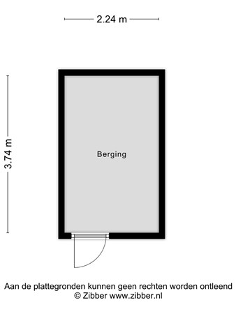 Floorplan - Ir. Kippermanstraat 6, 5021 SZ Tilburg