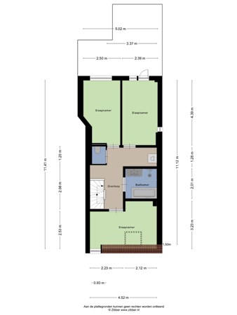 Floorplan - Dr. Nolensstraat 36, 5046 HR Tilburg