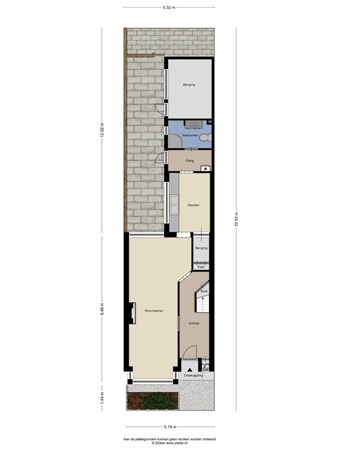 Floorplan - Sparrenstraat 19, 5038 MJ Tilburg