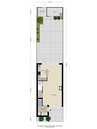 Floorplan - Diepenveenstraat 16, 5043 JL Tilburg