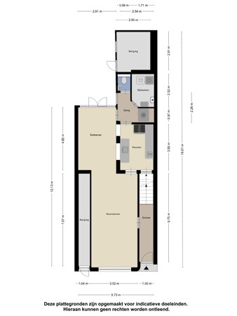 Floorplan - Sumatrastraat 36, 5014 CE Tilburg