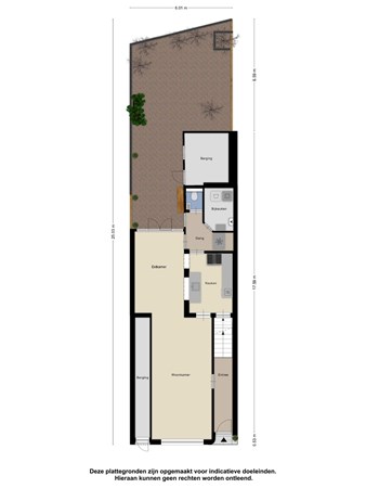 Floorplan - Sumatrastraat 36, 5014 CE Tilburg