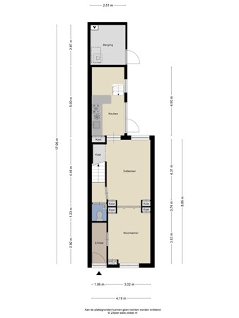 Floorplan - Sint Josephstraat 74, 5017 GJ Tilburg