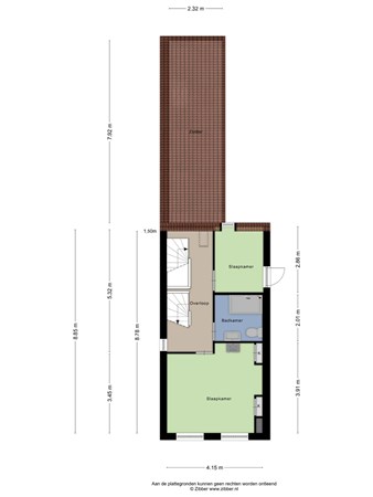 Floorplan - Sint Josephstraat 74, 5017 GJ Tilburg