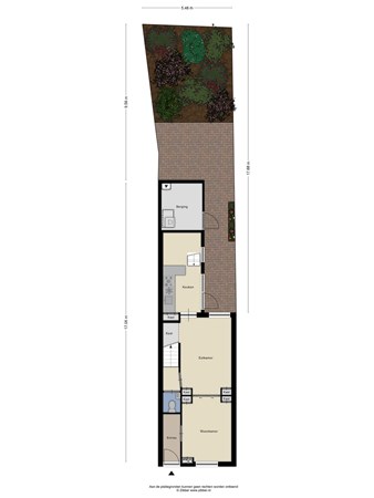 Floorplan - Sint Josephstraat 74, 5017 GJ Tilburg