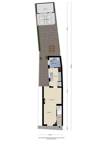 Floorplan - Jan Aartestraat 30, 5017 ED Tilburg