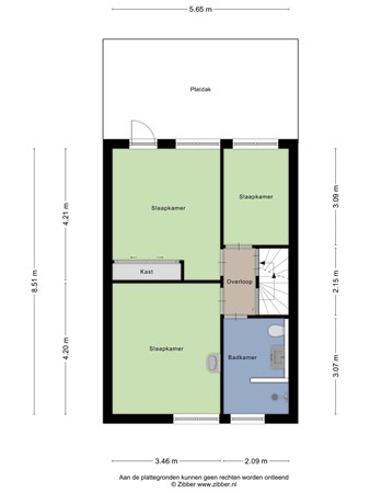 Floorplan - Zoom 21, 5032 BR Tilburg