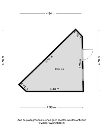 Floorplan - Zoom 21, 5032 BR Tilburg