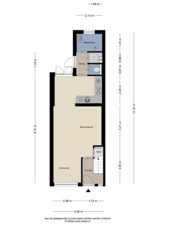 Floorplan - Wagenaarstraat 52, 5014 MZ Tilburg