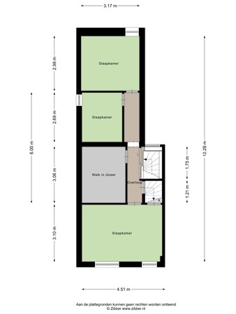 Floorplan - Van Spaanstraat 10, 5014 MN Tilburg