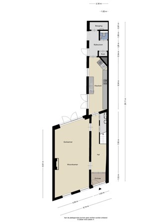 Floorplan - Piusstraat 339, 5038 WR Tilburg