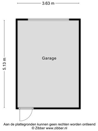 Floorplan - Piusstraat 339, 5038 WR Tilburg