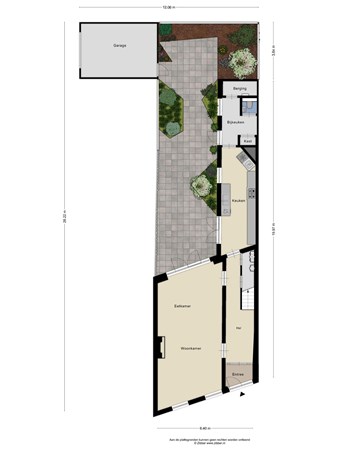 Floorplan - Piusstraat 339, 5038 WR Tilburg